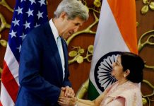 India, US speak in one voice on South China Sea, NSG, Terror john kerry sushma swaraj