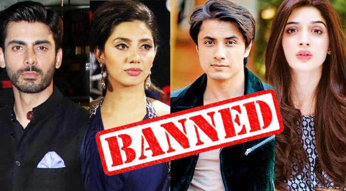 Films With Pakistani Artists Banned By Cinema Owners Association pakistani artists banned