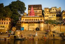 Varanasi Ek Khoj – An unforgettable experience Morning at one of the ghats.