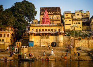 Varanasi Ek Khoj – An unforgettable experience Morning at one of the ghats.
