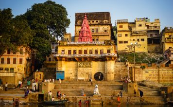 Varanasi Ek Khoj – An unforgettable experience Morning at one of the ghats.