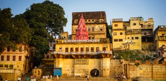 Varanasi Ek Khoj – An unforgettable experience Morning at one of the ghats.