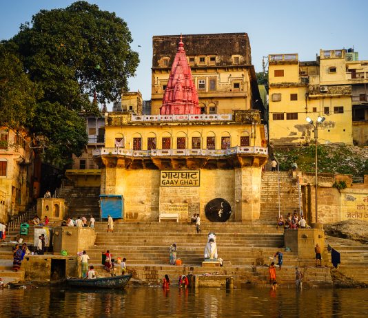 Varanasi Ek Khoj – An unforgettable experience Morning at one of the ghats.