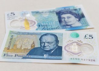 Vegetarians Beware – Tallow on New British Pound 5 Note Contains Animal Fats British Pound 5 bank note with animal fats