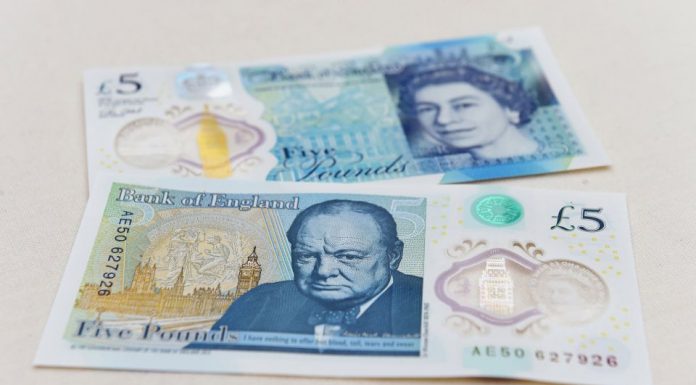 Vegetarians Beware – Tallow on New British Pound 5 Note Contains Animal Fats British Pound 5 bank note with animal fats