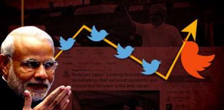 Modi’s Twitter Followers Dip – Post Currency Demonetisation modi's twitter followers