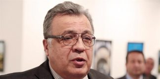 Russian Ambassador Shot Dead By 22 Yr Old Turkish Off-Duty Police Officer russian ambassador shot dead