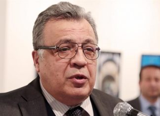 Russian Ambassador Shot Dead By 22 Yr Old Turkish Off-Duty Police Officer russian ambassador shot dead