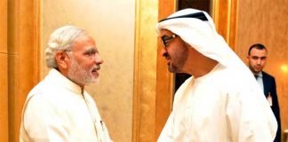 UAE Declares Unconditional Support To India In Countering Terrorism modi with crown prince uae