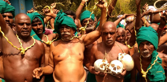 Ignoring Farmers’ Cause Bound To Backfire On Govt, Warn Unions And Opposition Tamil Nadu Farmers Protest in New Delhi