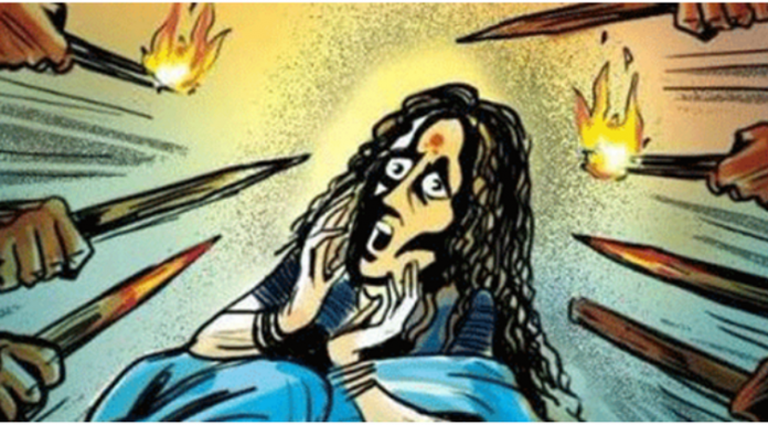 The Dark Ages – Woman Murdered For Property After Branding Her A Witch The Dark Ages - Witch Hunting