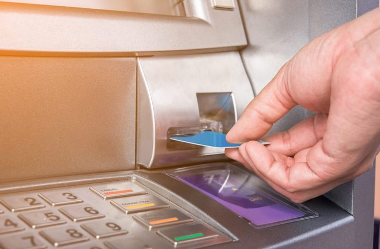 Robbers carry away ATM