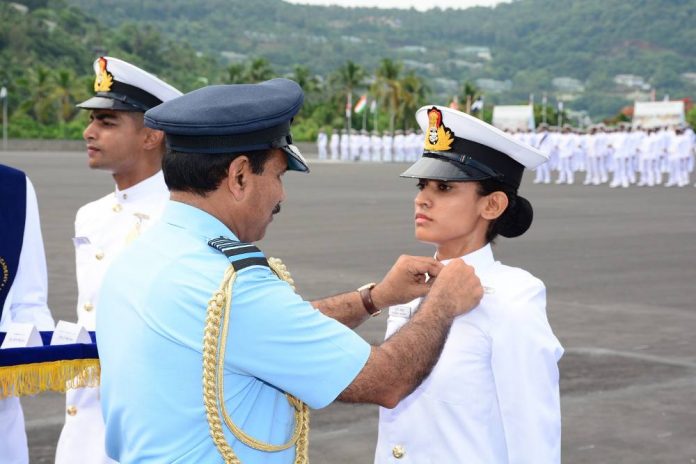 Lady IAF Office Surabhi-Chopra at some ceremony