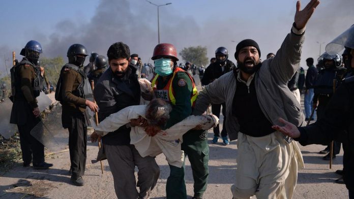 Government sends in military to break up Islamist protests that have paralysed the capital Islamabad Pakistan Army - a destabilising force