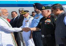 Need Of The Hour – A Gutsy Defence Minister Narendra Modi meeting military commanders - gutsy defence minister