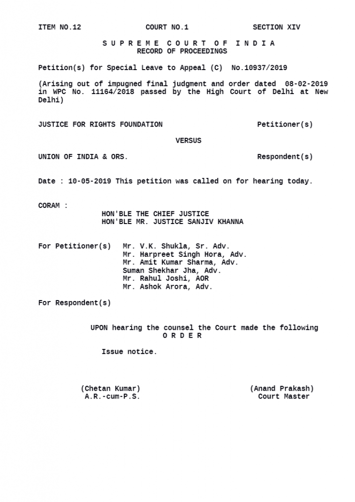 Indian Supreme Court Order - Netflix, Amazon