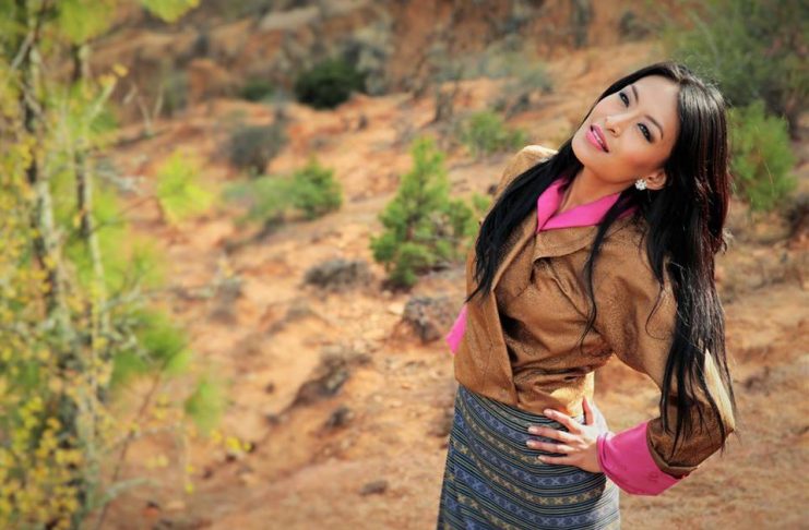 tshering yangki - bhutanese actress and model