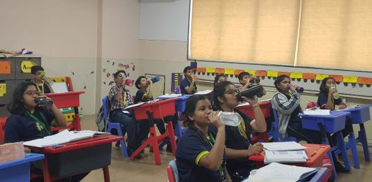 Thakur International School – Cambridge Adopts ‘Water Bell Initiative’ Water Bell Initiative