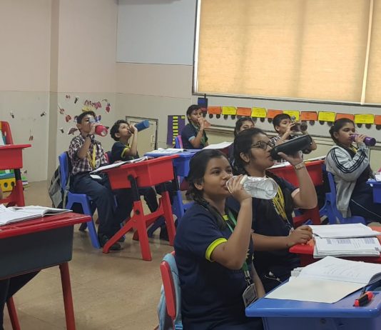 Thakur International School – Cambridge Adopts ‘Water Bell Initiative’ Water Bell Initiative