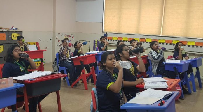 Thakur International School – Cambridge Adopts ‘Water Bell Initiative’ Water Bell Initiative