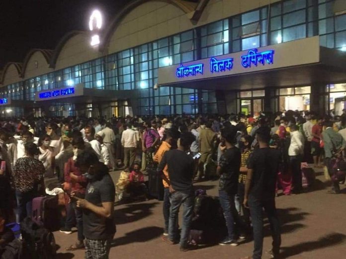 Inter state migrants leave mumbai after corona crisis lockdown