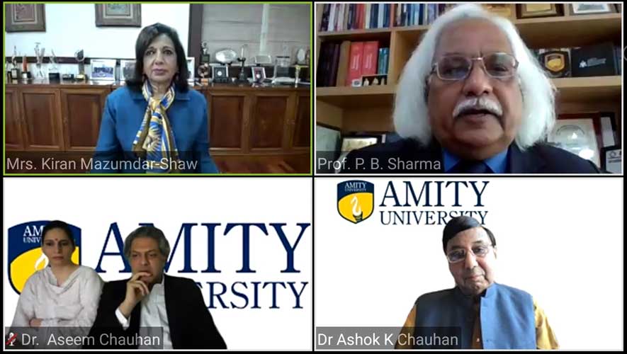 Kiran Mazumdar Shaw - Amity Webinar