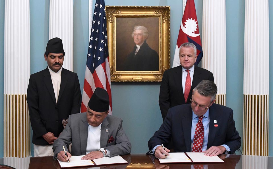 Nepal's pact - US MCC