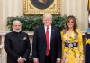 American Pastor Released – Trump Lauds India For Upholding Request Narendra Modi with Donald Trump and Melania Trump