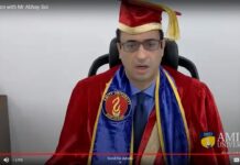 Healthcare Luminary Abhay Soi Conferred The Honorary Doctorate By Amity University Shri Abhay Soi