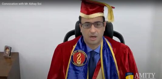 Healthcare Luminary Abhay Soi Conferred The Honorary Doctorate By Amity University Shri Abhay Soi