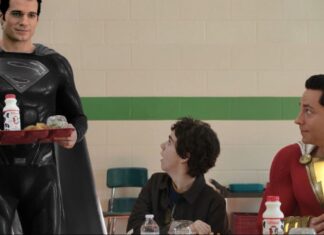 Henry Cavill’s Black Suit Superman Featured In Shazam! Fan Video Edit Black Suit Spiderman