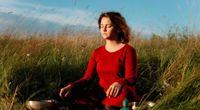 Both Ayurveda As Well As Allopathy Are Needed In A Country Like India Woman Sitting in a field