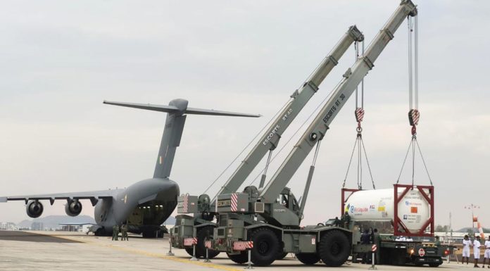 Ironic! Indian Govt Battling, Not One, But Two Epidemics Simultaneously Indian govt Battling Epidemic Airlifting Oxygen Containers