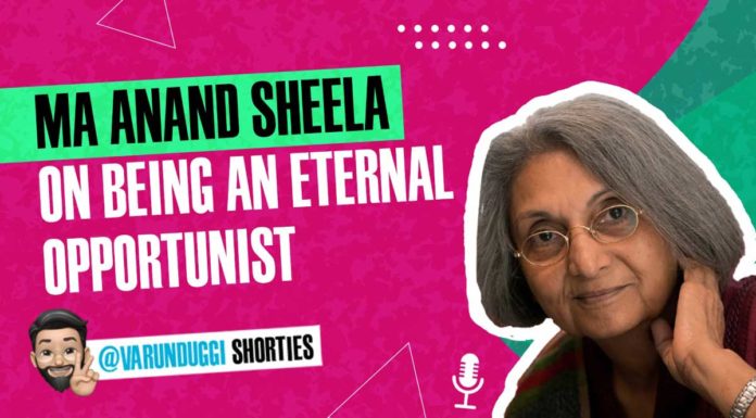 ‘Only An Opportunist Sees Life As A Winner’ Says Ma Anand Sheela in Varun Duggi Show Ma Anand Sheela
