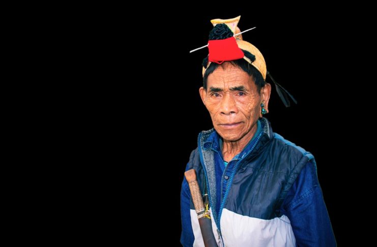 Apatani Tribal Man, India