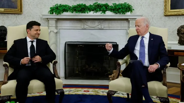 Zelenskyy Biden meeting