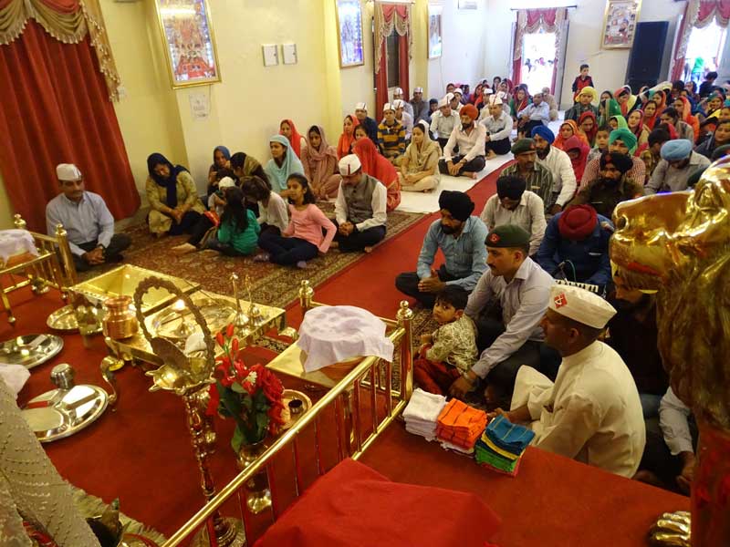 Pooja at a Sarv Dharm Sthal