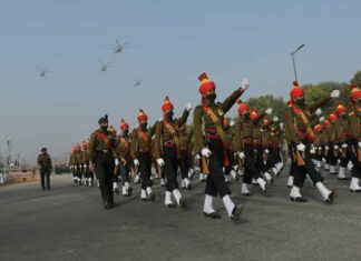 Amid Promises And Half Truths Indian soldiers practicing