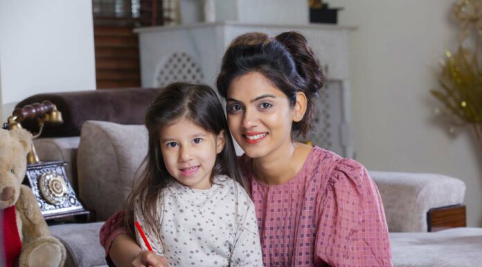 Prepare Your Child For The VUCA World Mother teaching essential skills to child