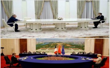 Europe Dawdles Despite Dawning Realization Putin in a meeting (above)