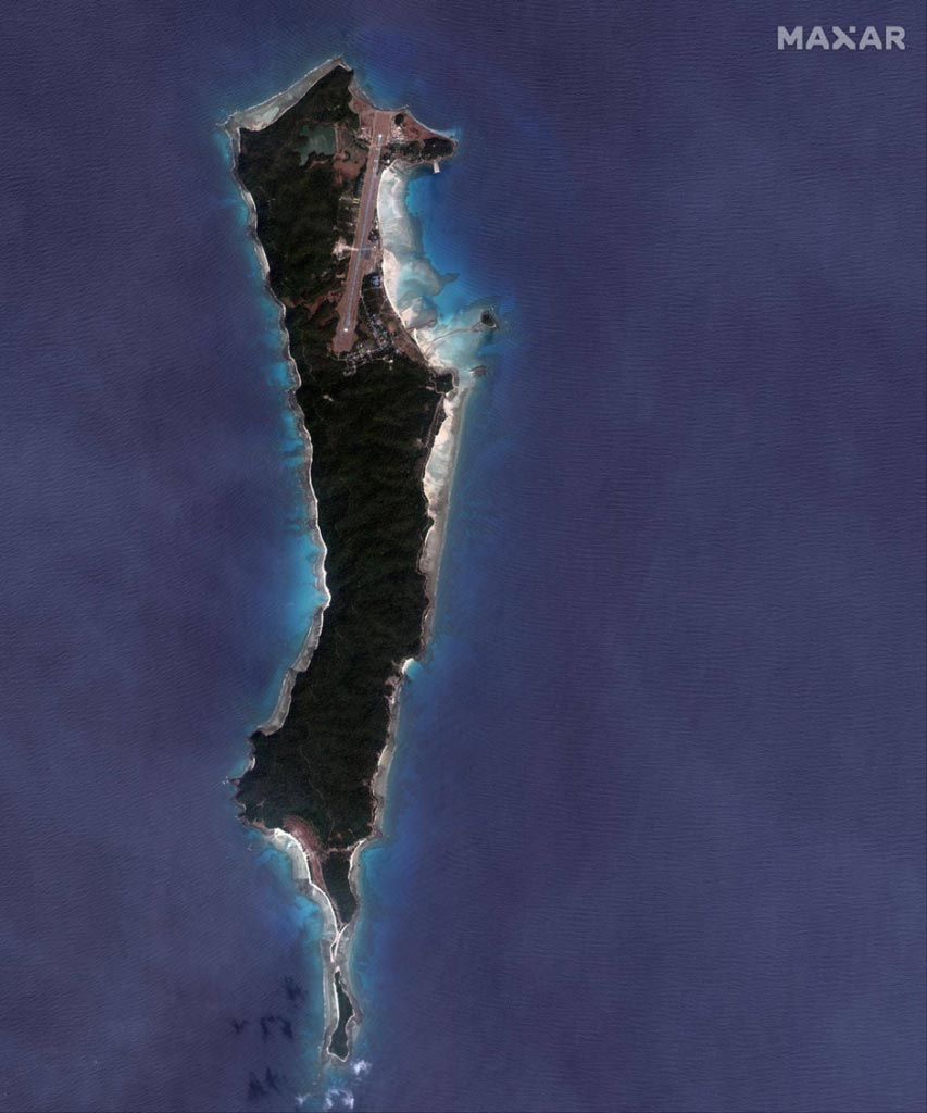 Coco Islands - Satellite image