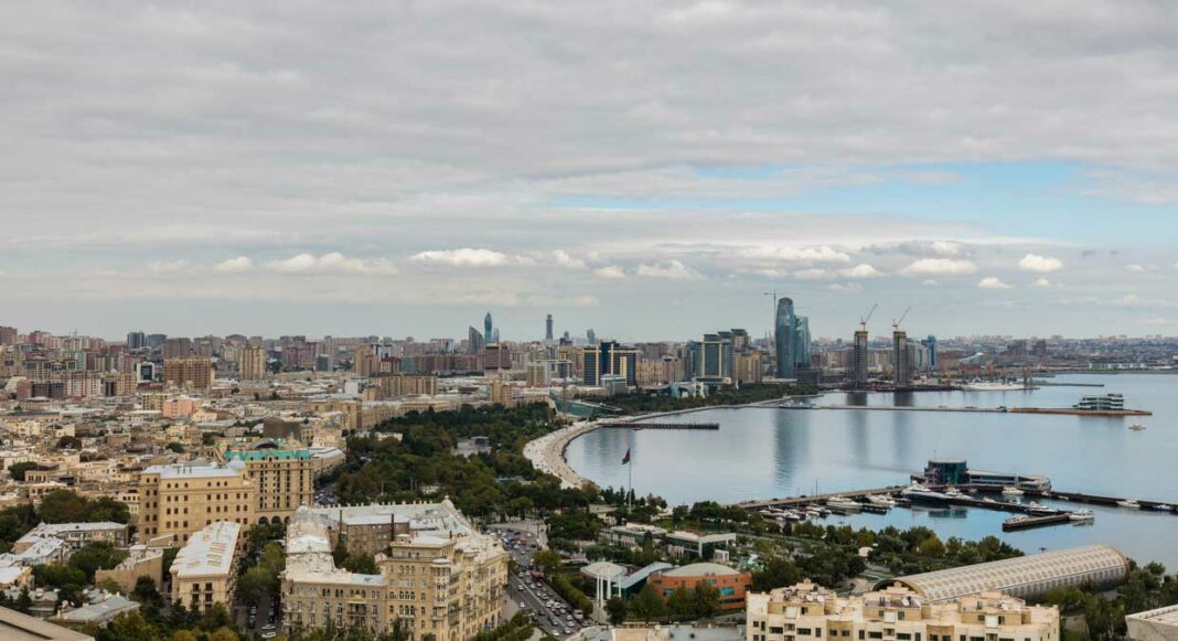 Vista de Baku Azerbaijan