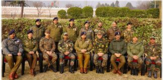 The NFU Googly Army and Police Officers