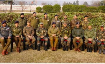 The NFU Googly Army and Police Officers
