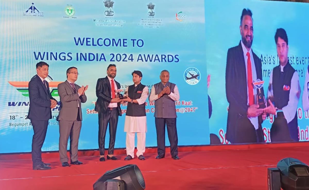 Jet Serve Surges Ahead, Wins ‘Best NSOP’ Award At Wings India 2024