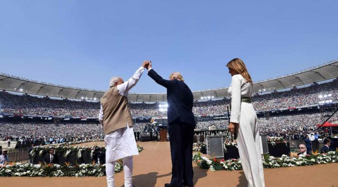 India in Trump’s Crosshairs Modi-Trump in India