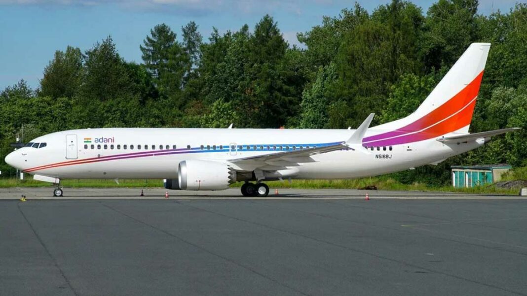 Adani's Boeing Business Jet