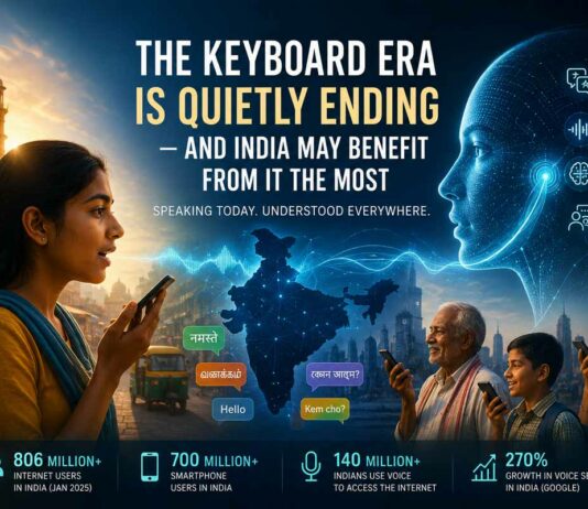 With Keyboard Era Quietly Ending – India Set To Benefit The Most Voice Over